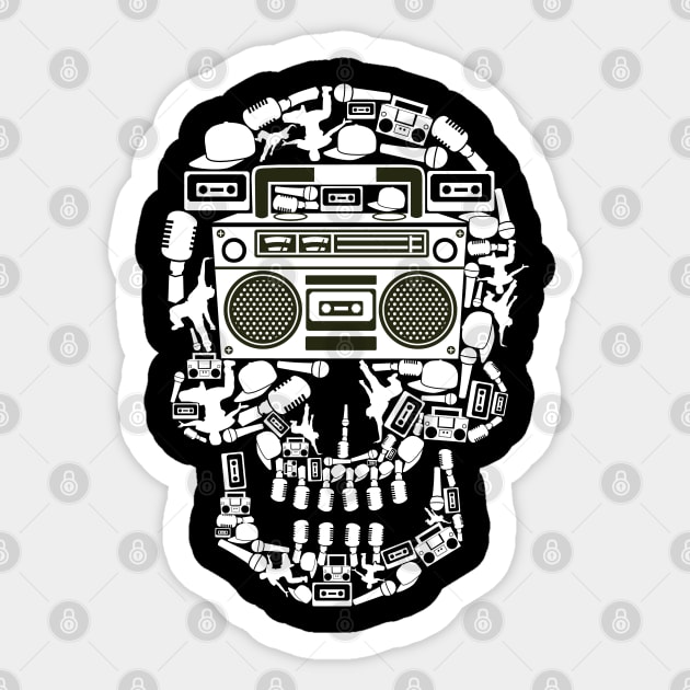 Boom Studio Skull Sticker by dblvnk